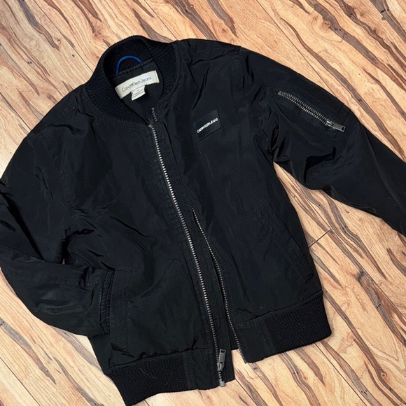 Calvin Klein Other - Calvin Klein Kids Black Bomber Jacket